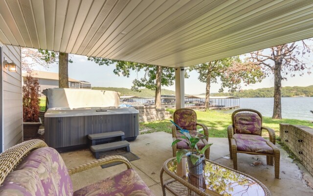 Dock & Hot Tub: Lakefront Camdenton Haven!