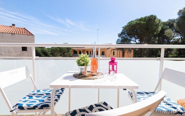 Acogedor apartamento La Fosca playa