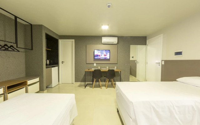 Apartamento moderno e bem localizado em Ponta Negra