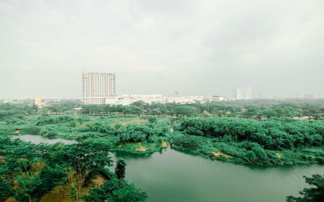 Modern Studio with Great Lake View at Springlake Summarecon Apartment