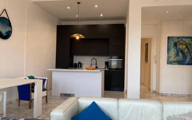 Spacious 3 BR flat Nice center - magnificent view-parking