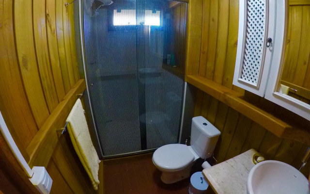 Bangalô com vista para o mar.