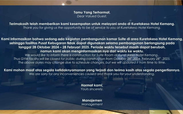 Kuretakeso Kemang Hotel