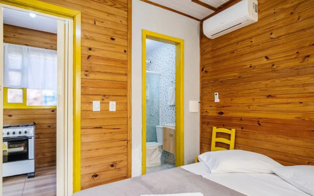 PRJ Cabanas sossegadas na praia do Rosa