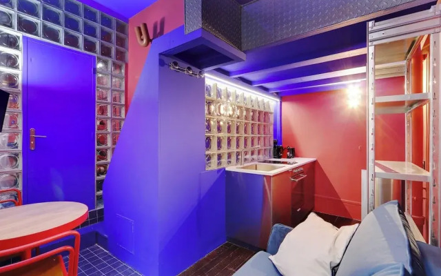 Cosy, Colourful Studio for 2 - Heart of "marais"