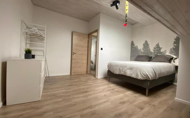 Wooden Soul : duplex 2 chambres avec jardin commun
