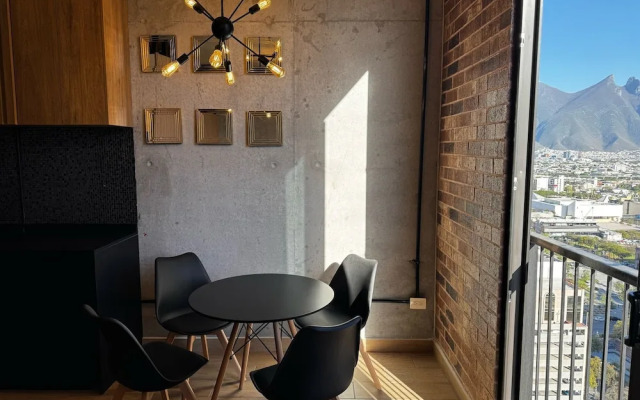 Furnished & Equipment Apt with beautiful views in MTY Downtown