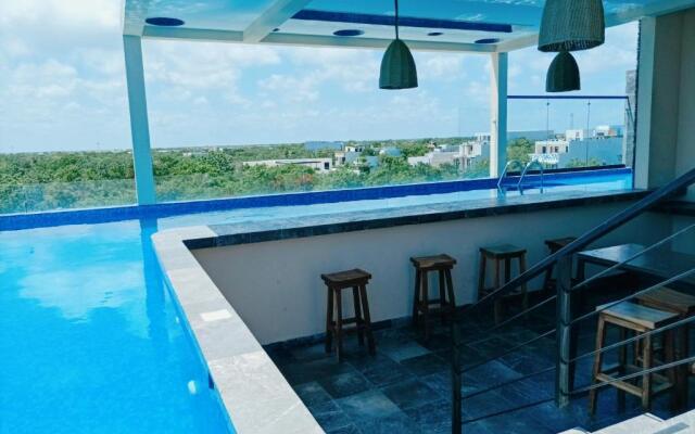 intimate apartment 1BR Tulum w/Pool & GYM ML