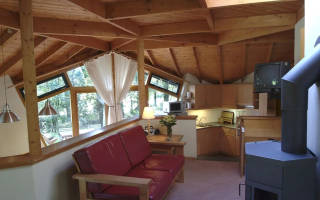 Ecological Holiday Home With Wood Stove Surrounded by Nature