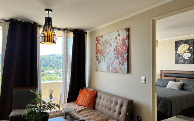 Depto 1 Dormitorio 1504 Central con estacionamiento