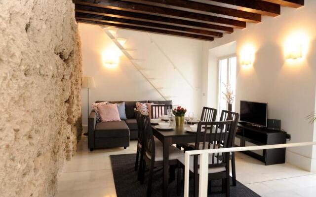 The Wall of the Alcázar Palace