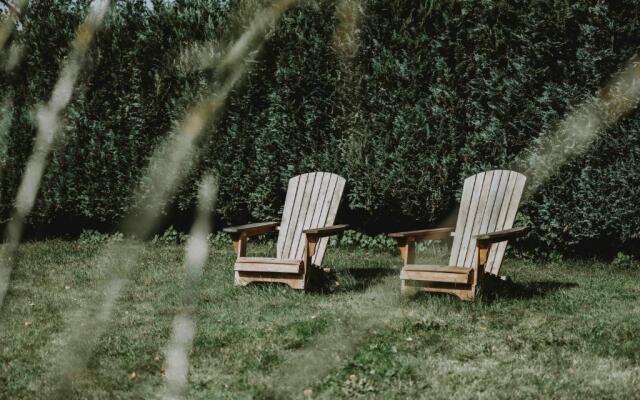 Wooden Soul : duplex 2 chambres avec jardin commun