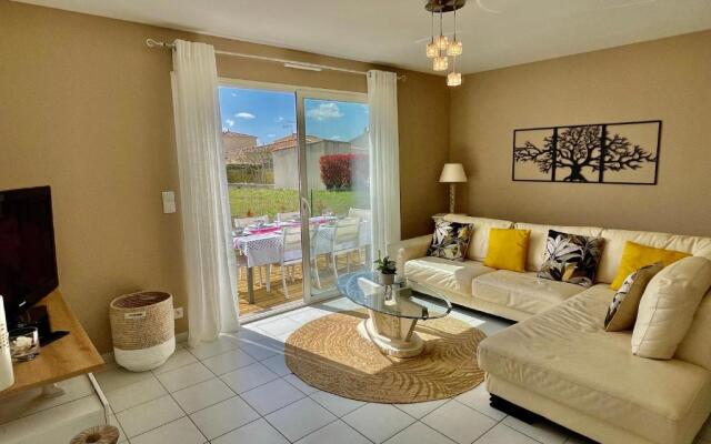 MAISON moderne 6 pers, jardin proche plage¢re