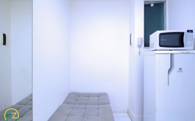 Studio vista mar para 4 pessoas em Copacabana