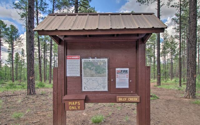 Game Room & Wooded Views: Pinetop Cabin!