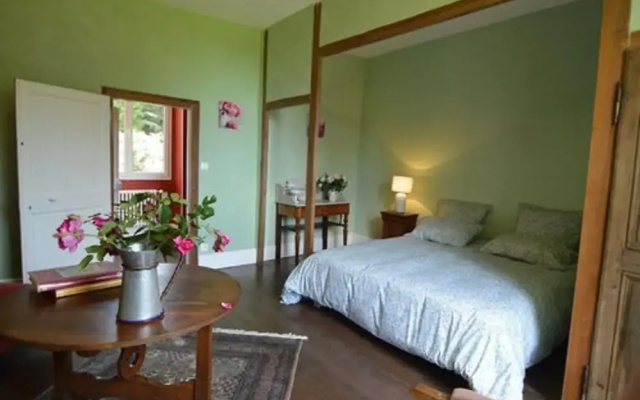 Mansion in Champvert with Pond View Terrace