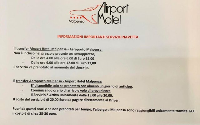 Airport Hotel Motel Malpensa