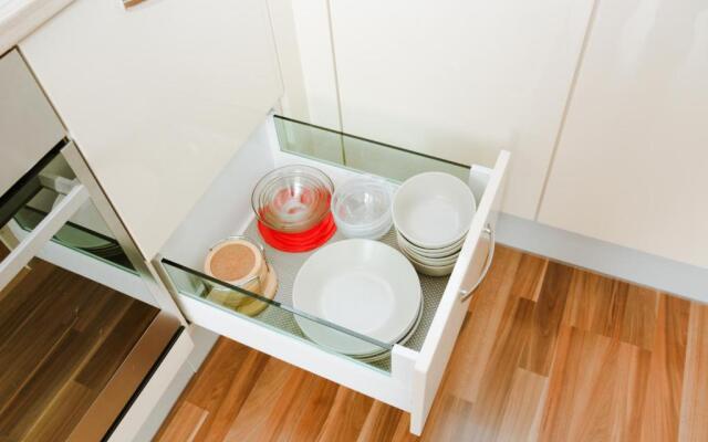 Ferienwohnung in der Fußgängerzone Gartenblick - Studio Apartment