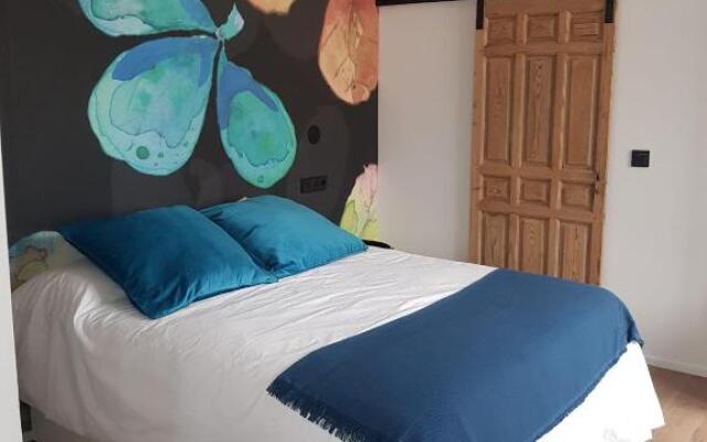 Párpados, casa con jacuzzi para dos