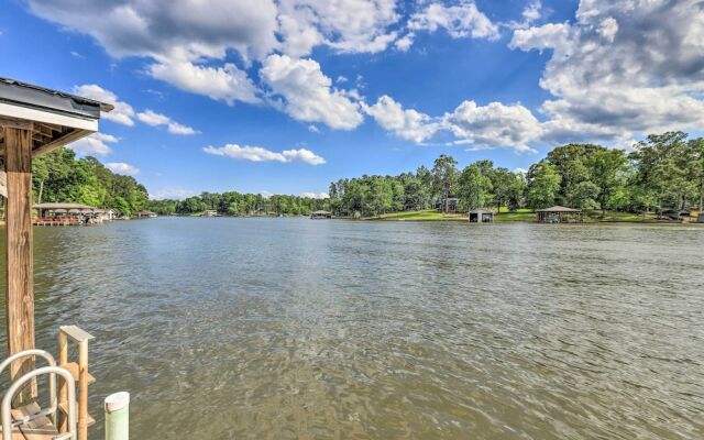 Lakefront Home w/ Entertainment Space & Dock!