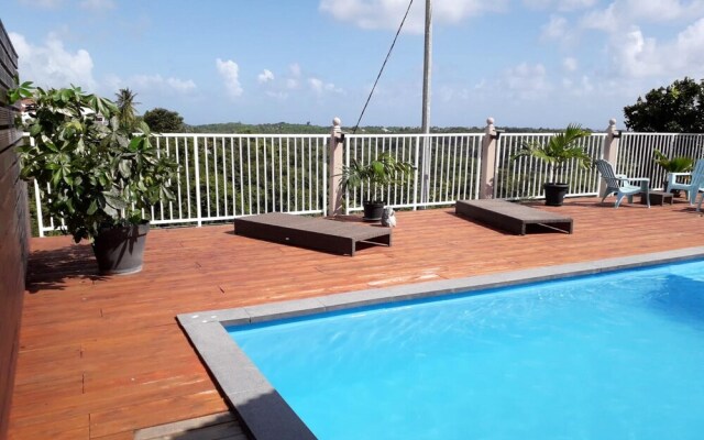 Villa With 3 Bedrooms in Le Gosier, With Wonderful sea View, Private Pool and Furnished Terrace - 4 km From the Beach