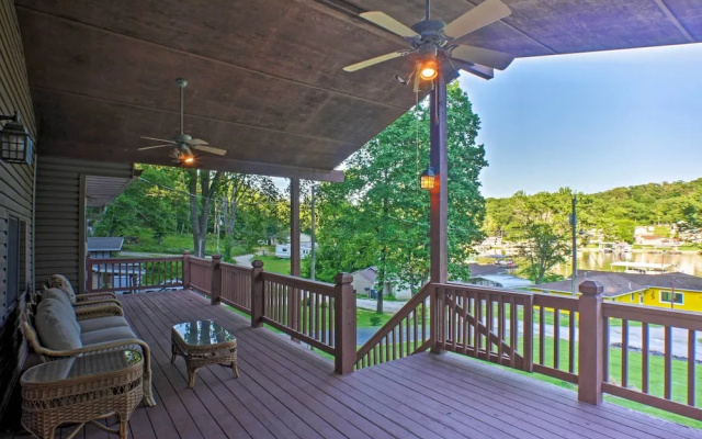 Boat Dock, Game Room: Lakefront Sunrise Beach Home