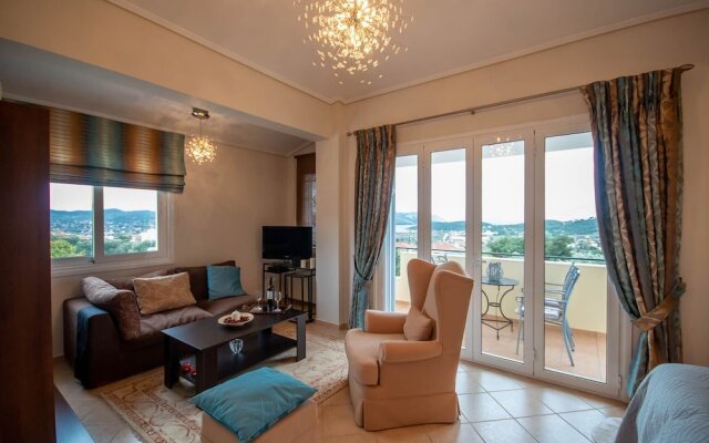 Daphne's Elegant Apartment With an Amazing sea View of the Aegean Sea!