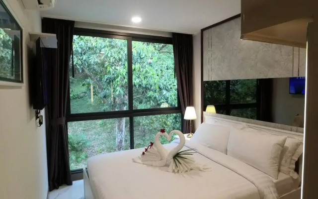 A504-penthouse Forest View 1br1bathnice Bath Tub