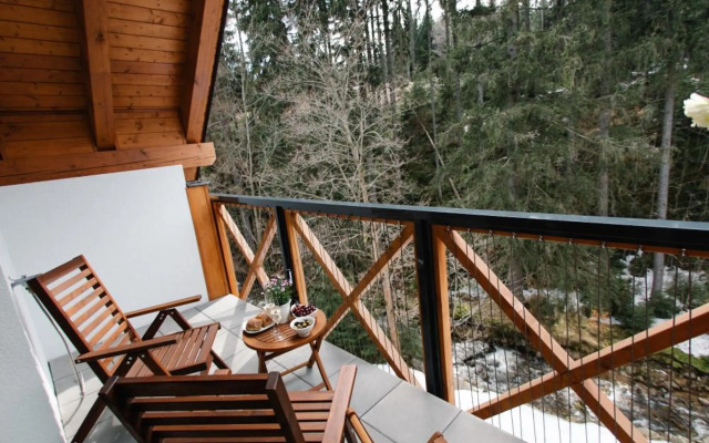 Luxusní horský apartmán v centru Harrachova