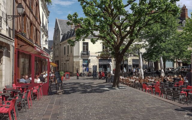 Grand T2 Vieux Tours Immeuble historique