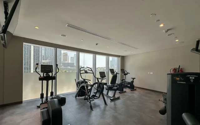 WelHome - Luxury Apartment Facing Burj Khalifa With Terrace