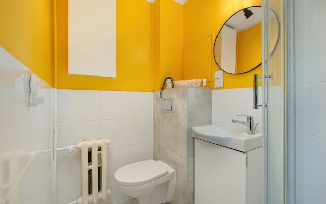 Yellow and Grey Studio by Renters