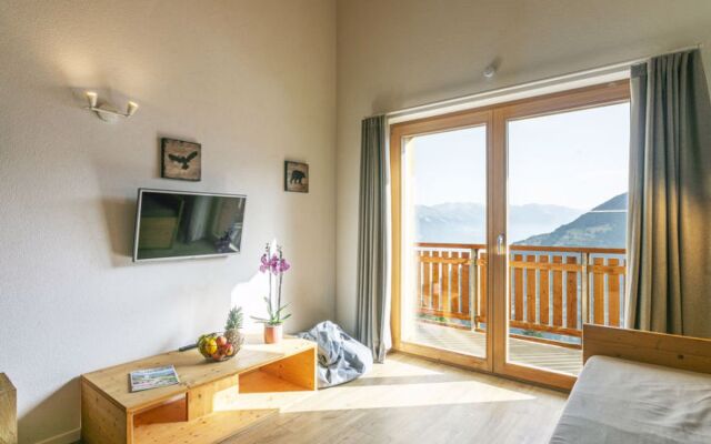 T-Resort La Tzoumaz 2p4 vue vallée