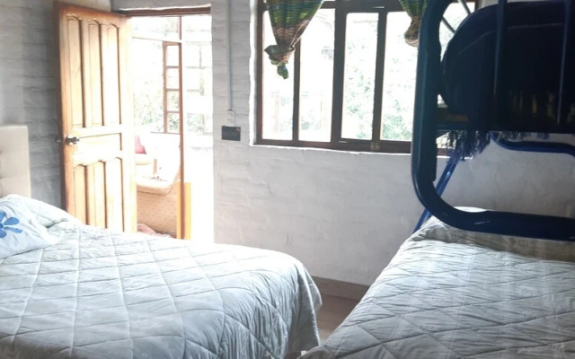Yellow guest house
