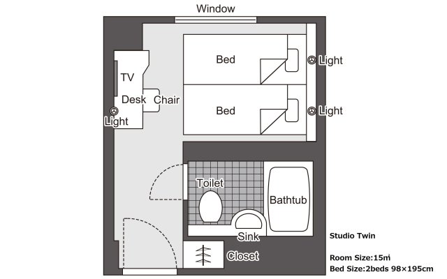 Hotel new Hankyu Osaka Annex