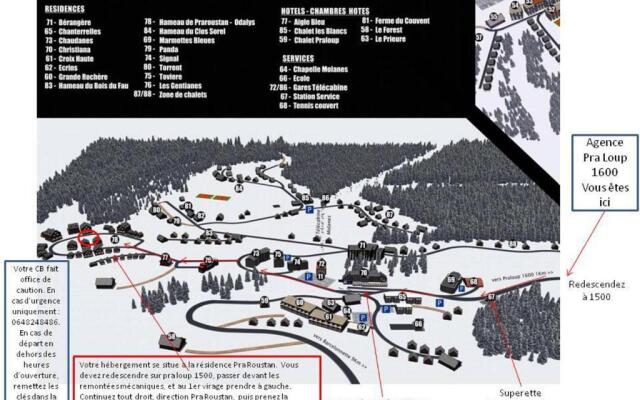 Appartement Pra-Loup, 3 pièces, 6 personnes - FR-1-165A-59