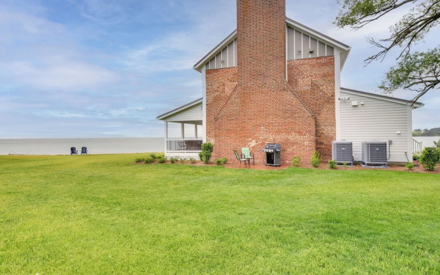 Waterfront Maryland Vacation Home: Private Beach!