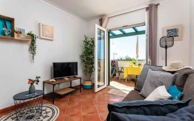 sunny apartment with sea view