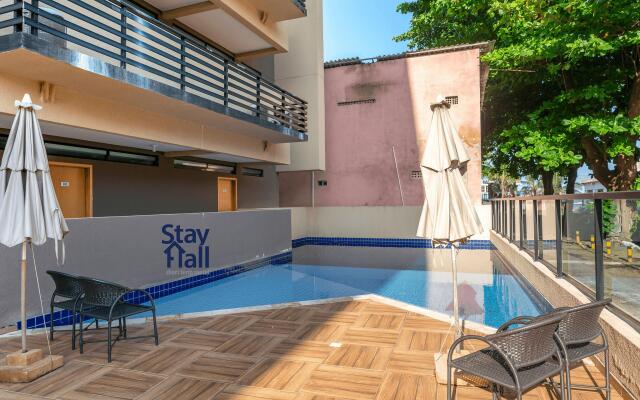 Apt com Piscina-vista incrivel-equipado-1Qt-070B
