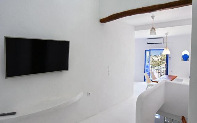 The Blue and White house in Ioulis, Kea