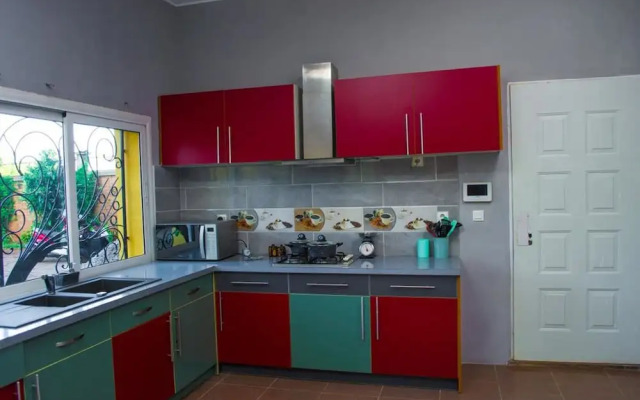 Room-the Blue Room is an Accent of Moder