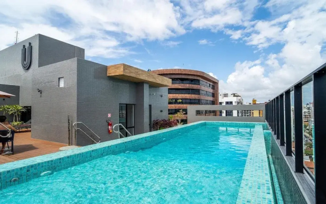 Studio in Build. w/ Pool, 280m fr the sea Ugr0404a