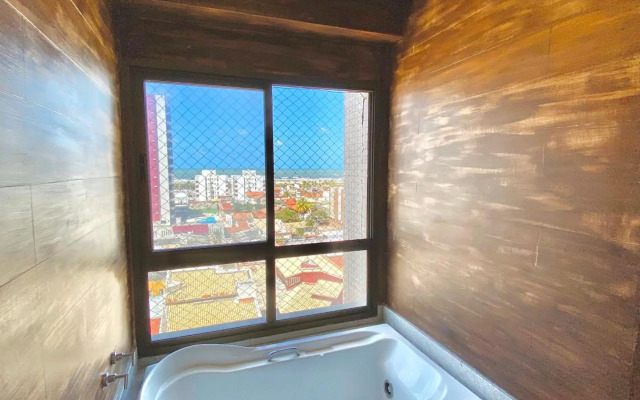 DUPLEX com Hidromassagem total de 02 QUARTOS e Vista MAR