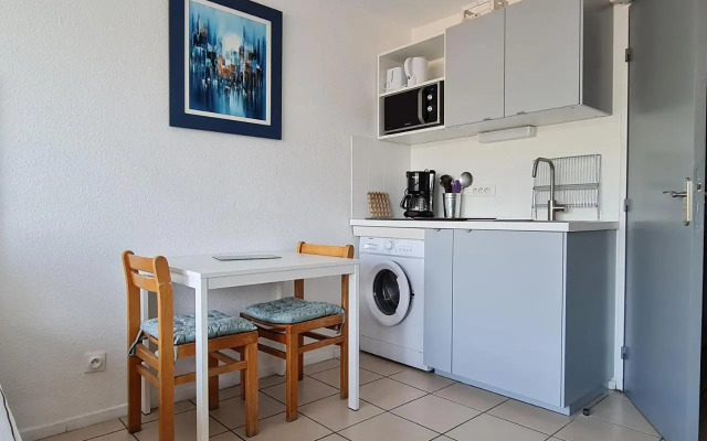 Studio climatisé 1 à 4 personnes vue mer