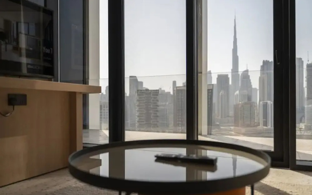 Executive Studio With Burj View at Upside Living