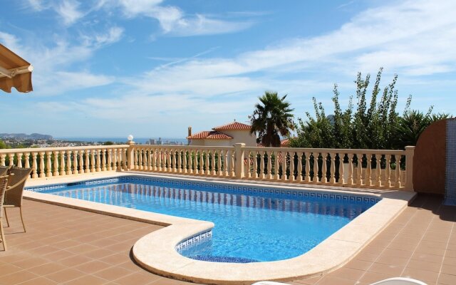 Villa with 4 Bedrooms in Calp, with Wonderful Sea View, Private Pool And Furnished Garden - 3 Km From the Beach