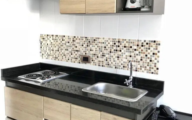 Apto con Balcón y Vista al Mar