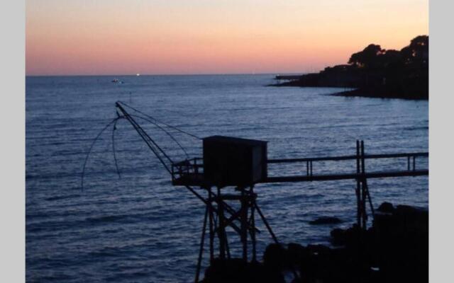 Appartement en RDC avec terrasse face a la mer