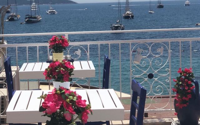 White and Blue Bodrum