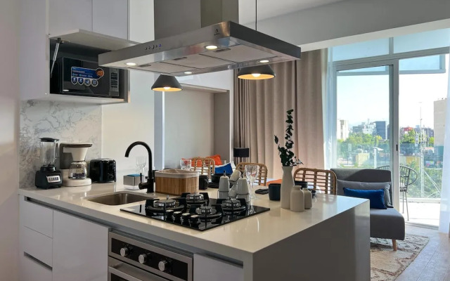 Elegante loft de 1BR en Roma Norte